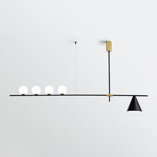 Lumora Suspension Dorée Contemporaine