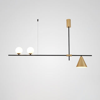 Lumora Suspension Dorée Contemporaine