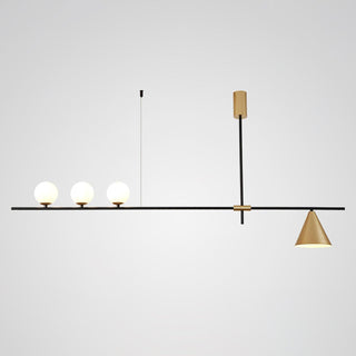 Lumora Suspension Dorée Contemporaine