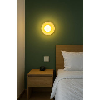 Eclipse Applique Murale en Marbre Beige