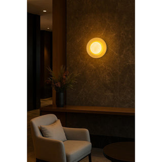 Eclipse Applique Murale en Marbre Beige