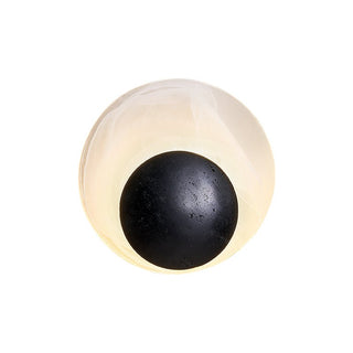 Orla Applique Murale en Coquille de Travertin Noir Cosmica Eclipse