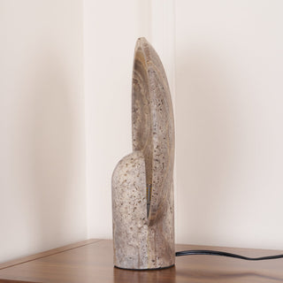 Valemu Saucer-Base Lampe de Table Travertin