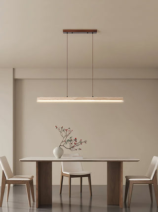 Ivsoryra Lampe Suspendue Rectangulaire en Travertin