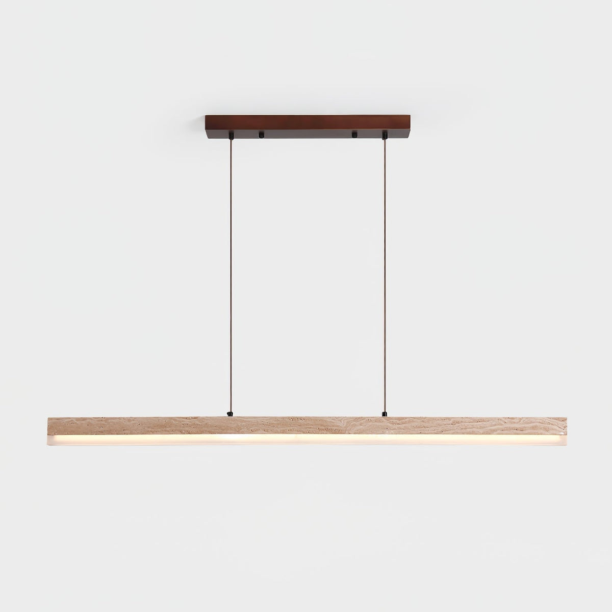 Ivsoryra Lampe Suspendue Rectangulaire en Travertin