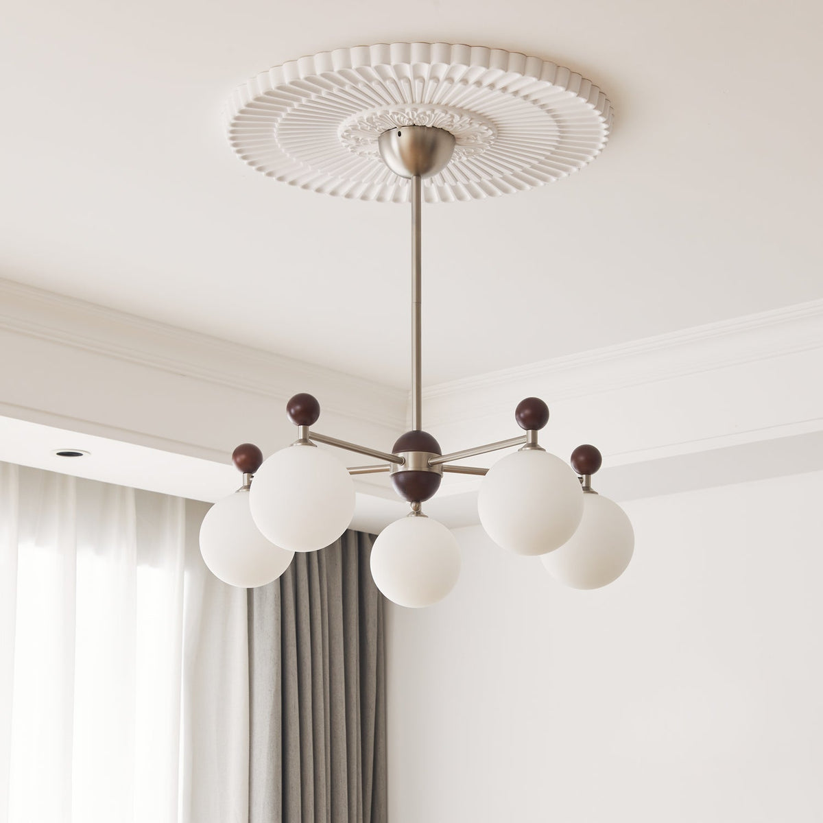 Clariona Lustre Bois Verre Élégance Traditionnelle