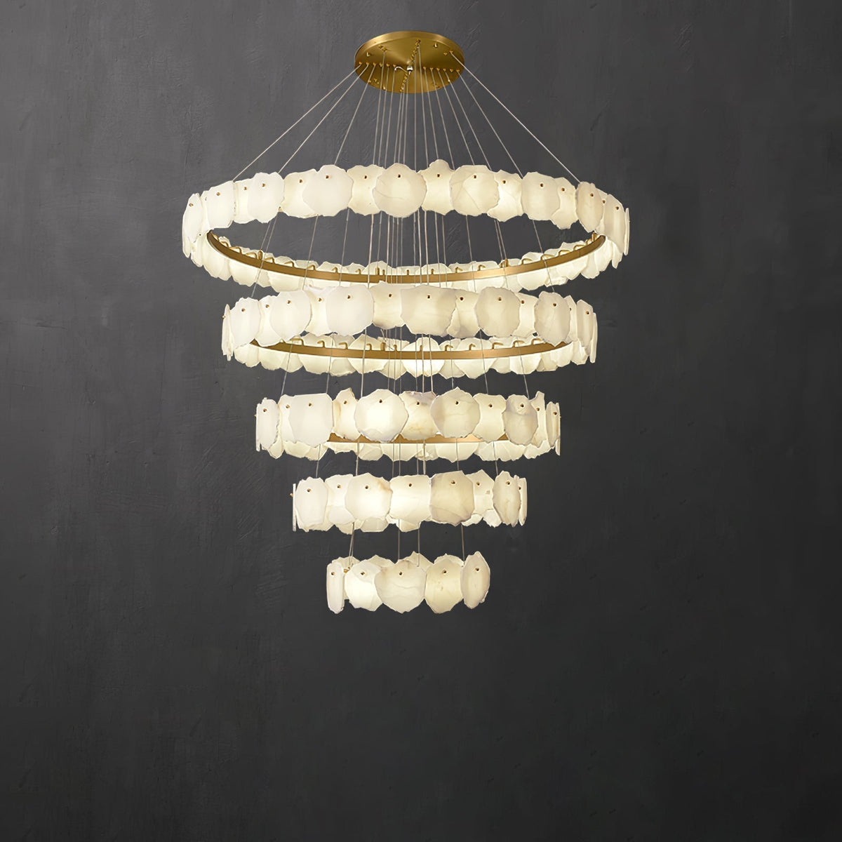 Selene Lustre de Luxe en Albâtre