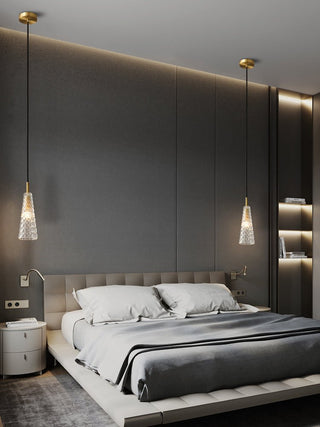 Lustra Suspension Abat-jour Transparent Cristal