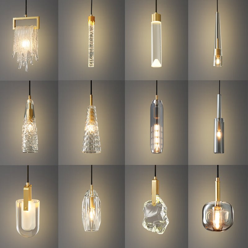 Deleline Suspension Abat-jour Transparent Cristal