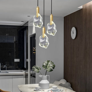 Lustra Suspension Abat-jour Transparent Cristal