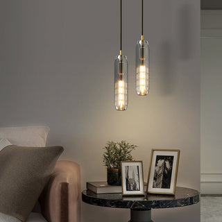 Lustra Suspension Abat-jour Transparent Cristal