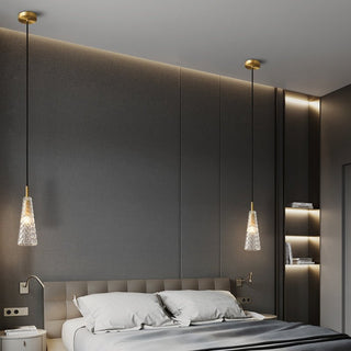 Lustra Suspension Abat-jour Transparent Cristal