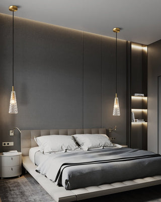 Lustra Suspension Abat-jour Transparent Cristal