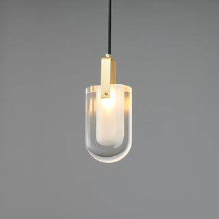 Lustra Suspension Abat-jour Transparent Cristal
