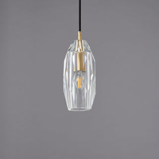 Lustra Suspension Abat-jour Transparent Cristal