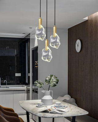 Lustra Suspension Abat-jour Transparent Cristal