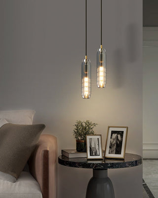 Lustra Suspension Abat-jour Transparent Cristal