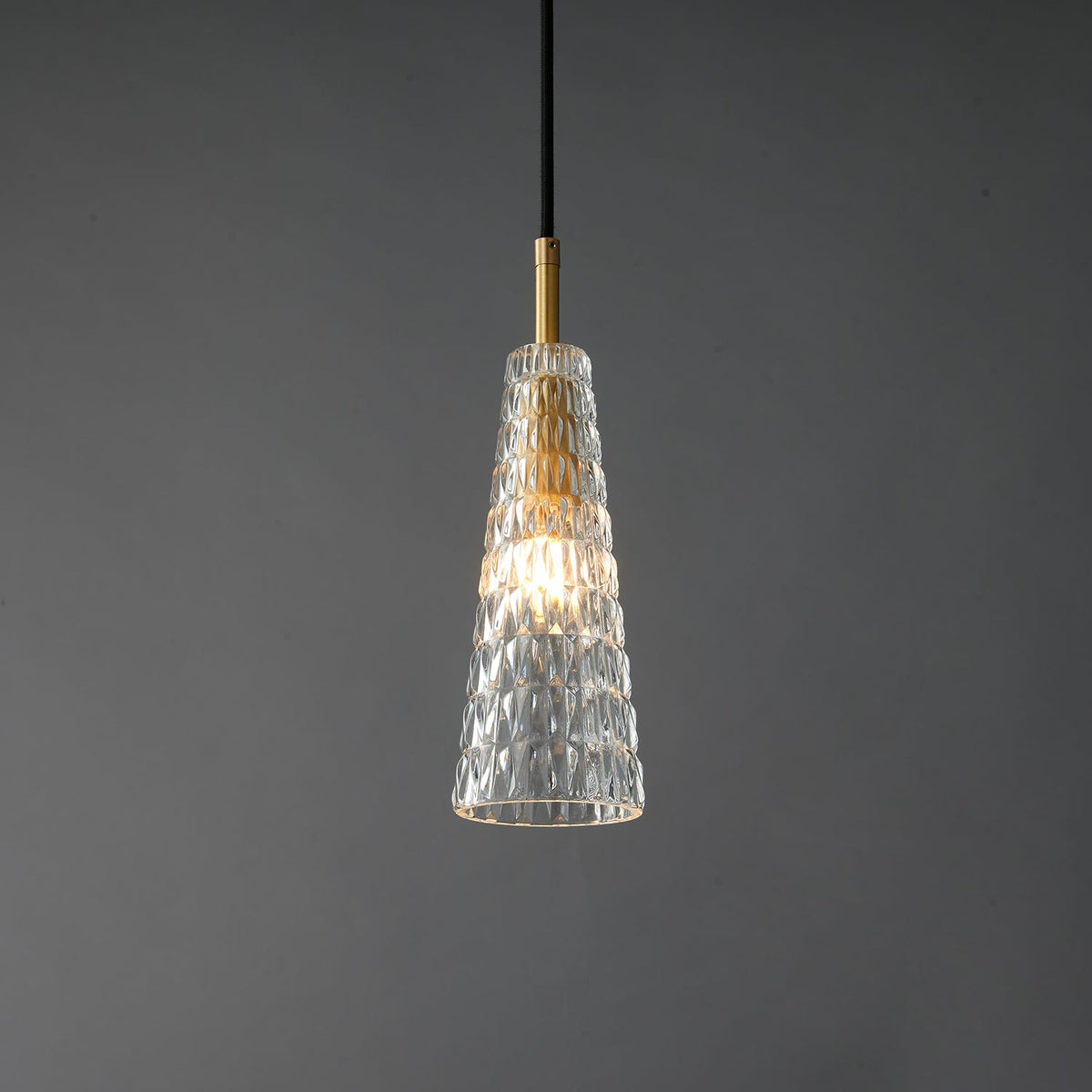Deleline Suspension Abat-jour Transparent Cristal