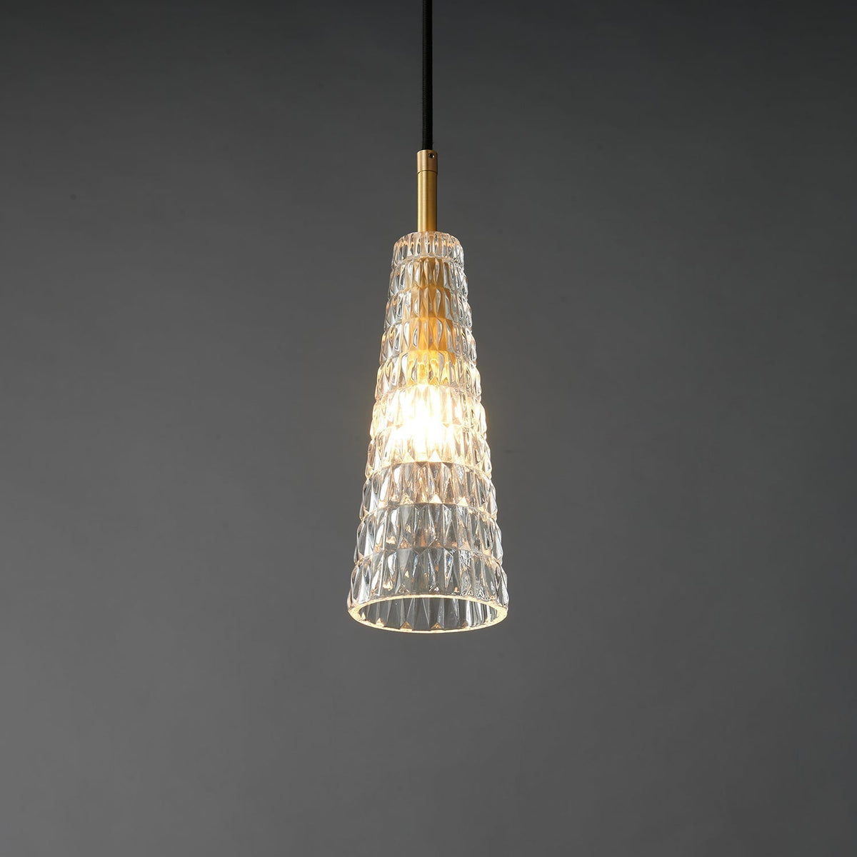 Deleline Suspension Abat-jour Transparent Cristal