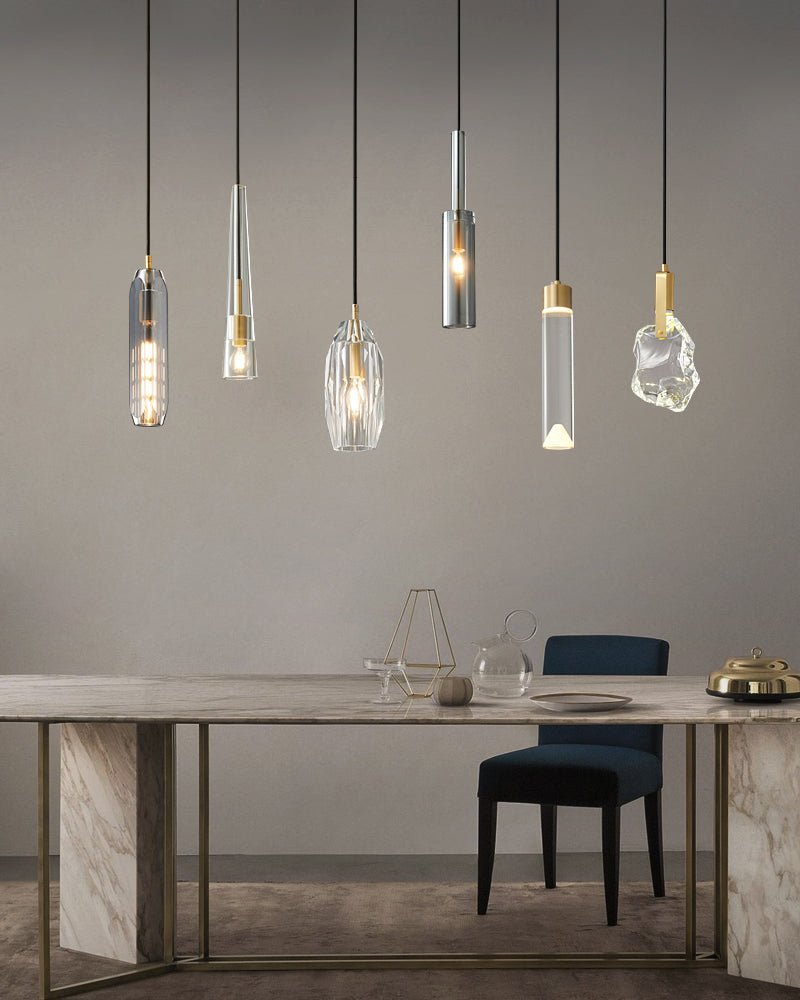 Deleline Suspension Abat-jour Transparent Cristal