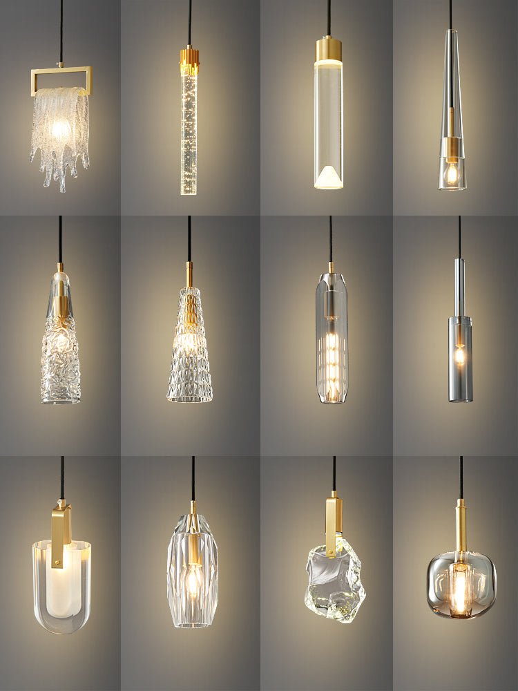 Deleline Suspension Abat-jour Transparent Cristal