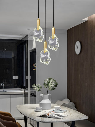 Lustra Suspension Abat-jour Transparent Cristal