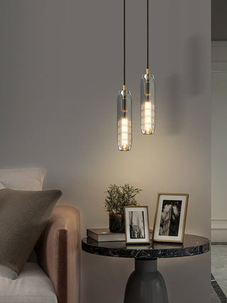 Lustra Suspension Abat-jour Transparent Cristal