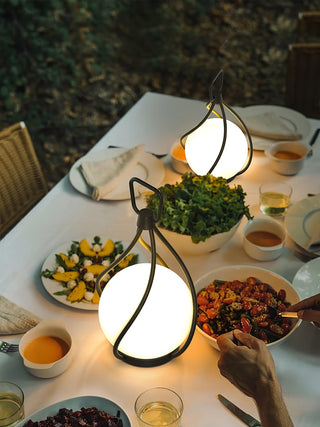 Emma Minimalist Glass Table Lamp-Neutral Decor