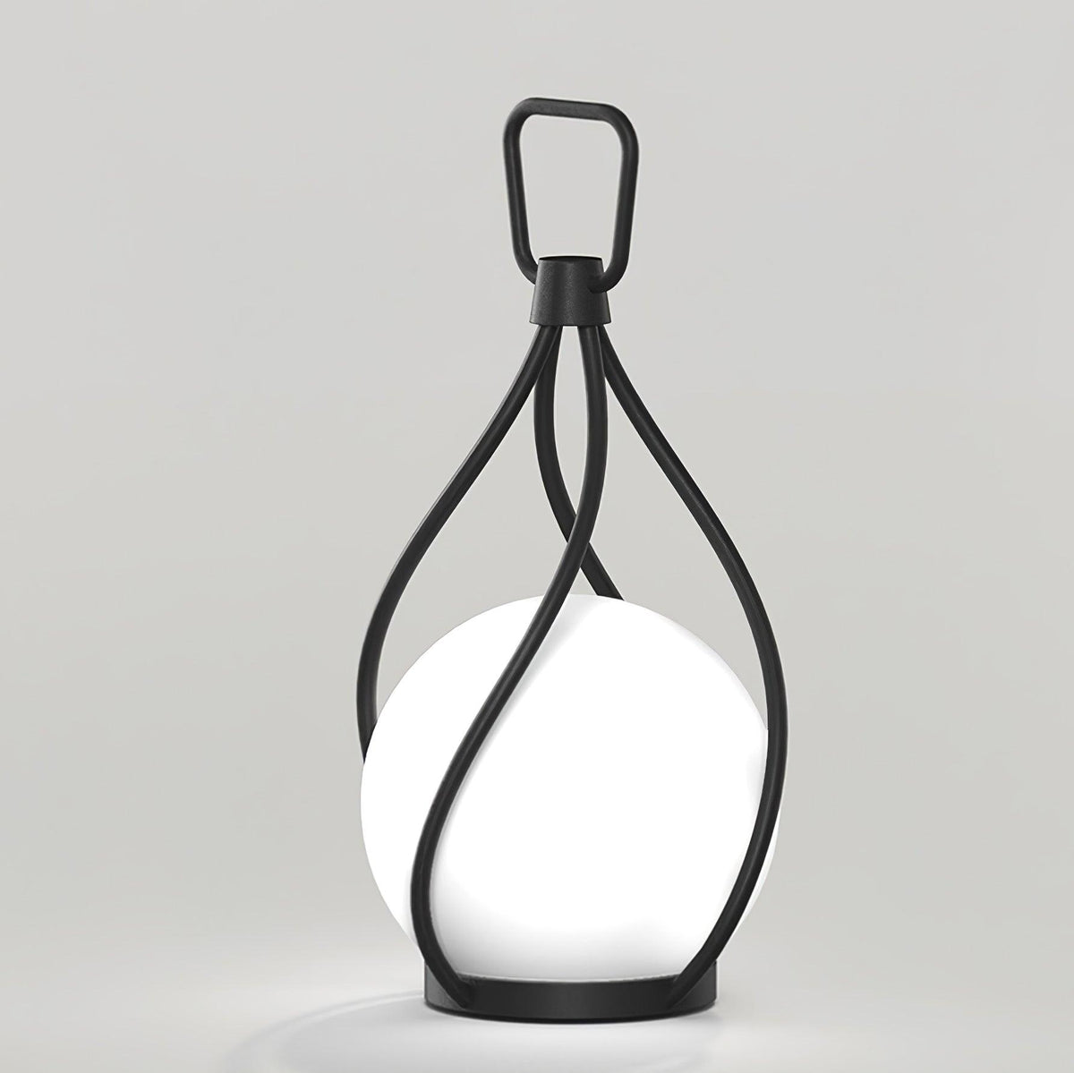 Emma Minimalist Glass Table Lamp-Neutral Decor