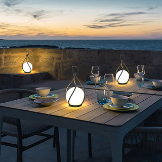 Emma Minimalist Glass Table Lamp-Neutral Decor