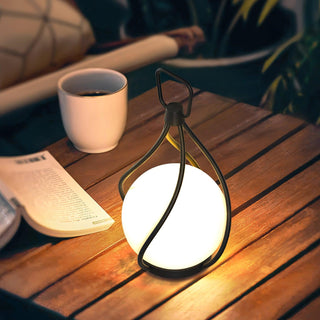 Emma Minimalist Glass Table Lamp-Neutral Decor