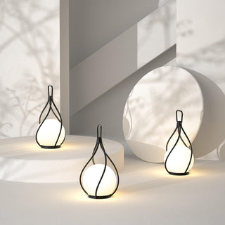 Emma Minimalist Glass Table Lamp-Neutral Decor