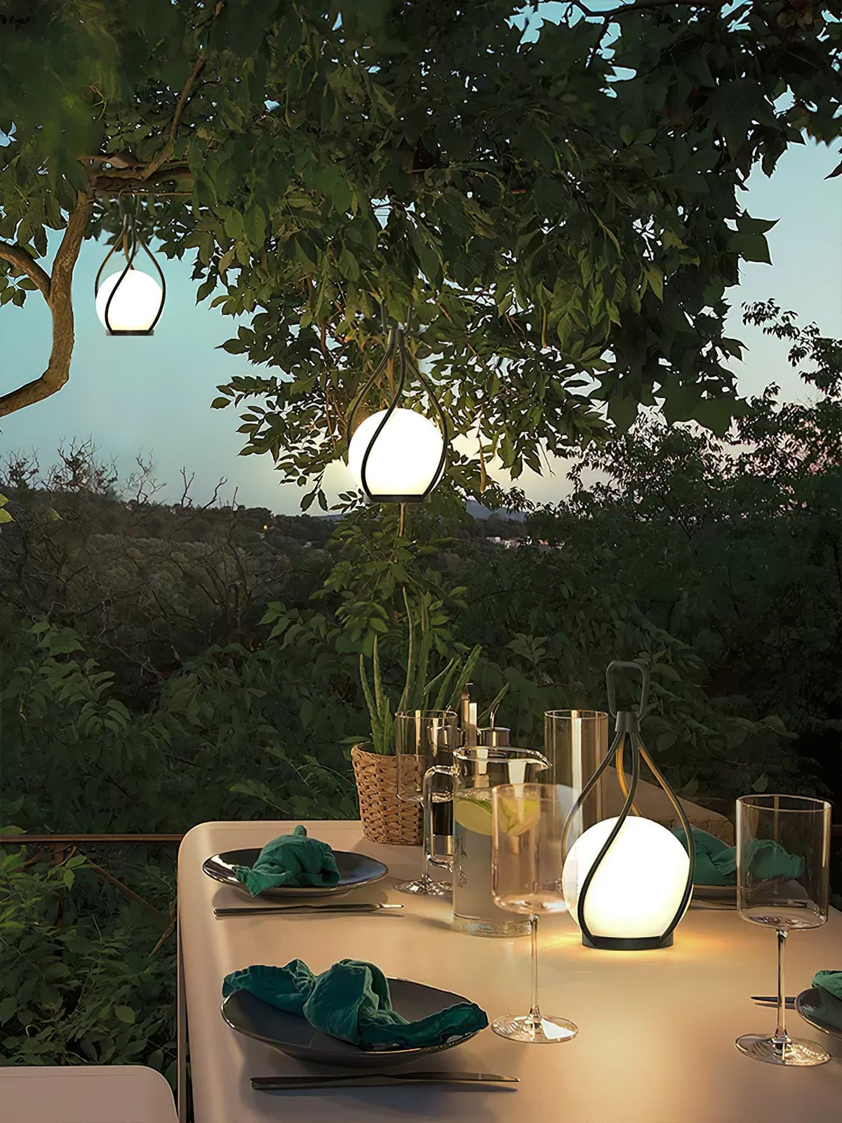 Emma Minimalist Glass Table Lamp-Neutral Decor