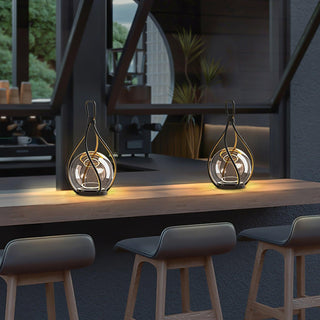 Emma Minimalist Glass Table Lamp-Neutral Decor