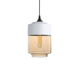 Aura Suspension Industrielle en Verre-Luire