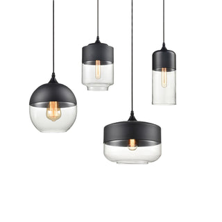 Aura Suspension Industrielle en Verre-Luire