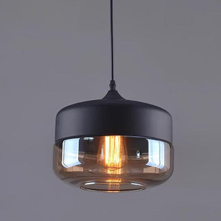 Aura Suspension Industrielle en Verre-Luire