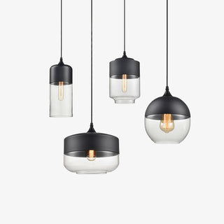 Aura Suspension Industrielle en Verre-Luire