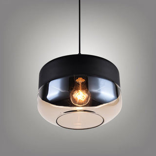 Aura Suspension Industrielle en Verre-Luire