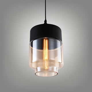 Aura Suspension Industrielle en Verre-Luire