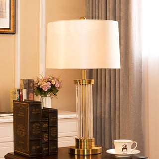 Leloz Lampe de Table en Tissu