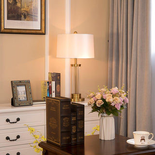 Leloz Lampe de Table en Tissu