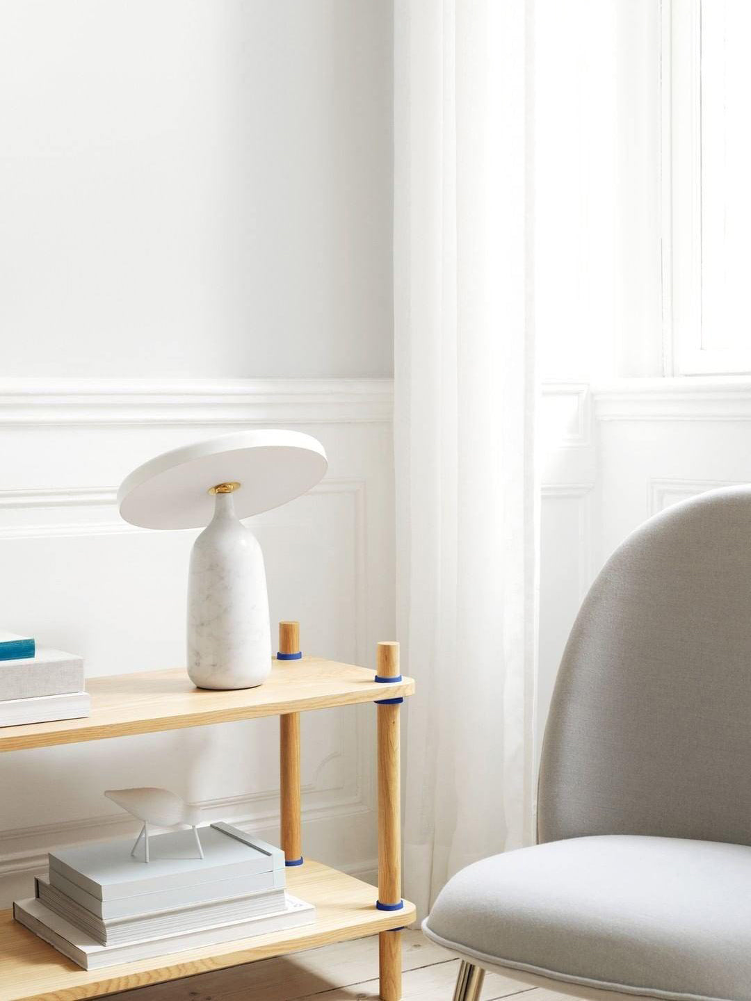 Astrian Lampe de Table Minimaliste en Marbre
