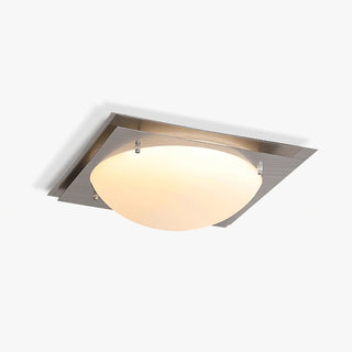 Astrain Plafonnier en Verre et Acier