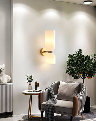 Lylaearis Nordic Art Plug-In Glass Wall Lamp-Luire
