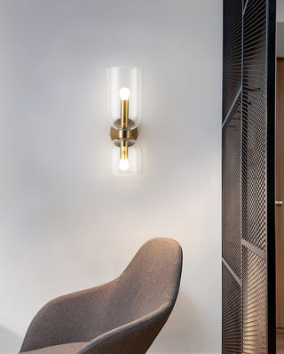 Lylaearis Nordic Art Plug-In Glass Wall Lamp-Luire
