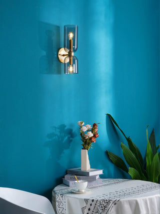 Lylaearis Nordic Art Plug-In Glass Wall Lamp-Luire