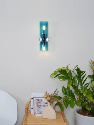 Lylaearis Nordic Art Plug-In Glass Wall Lamp-Luire