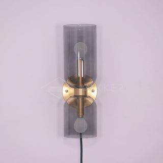 Lylaearis Nordic Art Plug-In Glass Wall Lamp-Luire