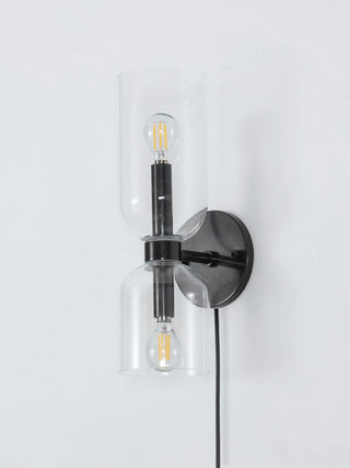 Lylaearis Nordic Art Plug-In Glass Wall Lamp-Luire